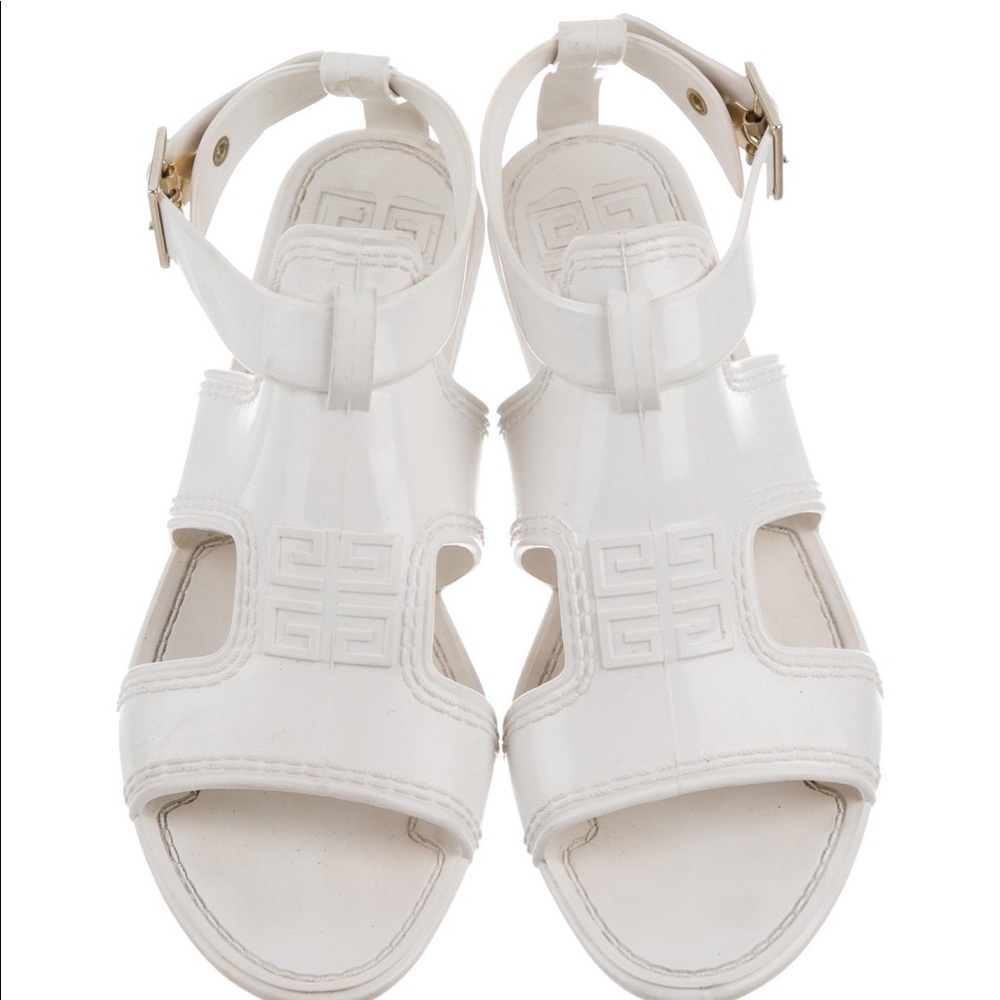 Givenchy Rubber Monogram Sandals - image 3